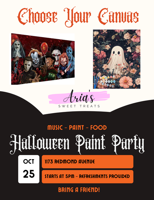 Halloween Theme Paint  By the Numbers - 10/25 @ 5PM